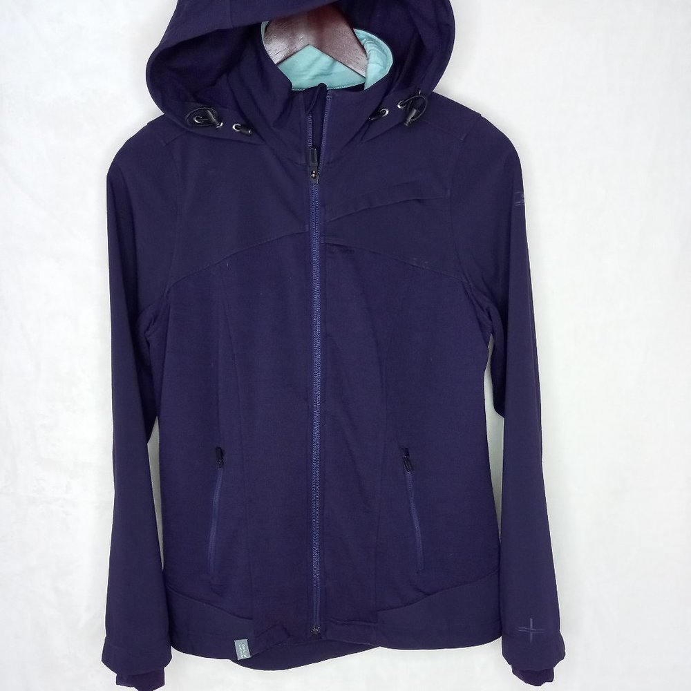 Icebreaker Merino Purple Zip Light Jacket (S)